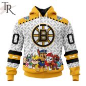 Nhl Boston Bruins Special Pawpatrol Design Hoodie I Like Your Hairstyle - demo10