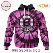 Nhl Boston Bruins Special Pink F!ck Cancer Design Hoodie Stand Easy Bro - demo10