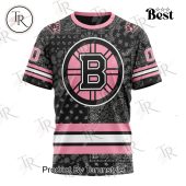 Nhl Boston Bruins Special Pink Paisley Design Hoodie Impressive Picture. - demo10