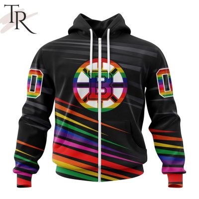 NHL Boston Bruins Special Pride Design Hockey Is For Everyone Hoodie
