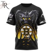Nhl Boston Bruins Special Skull Art Design Hoodie Is This Your New Friend? - demo10