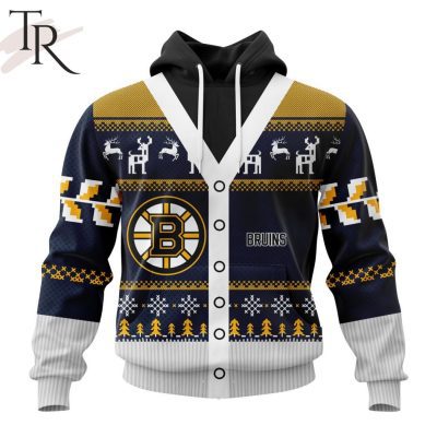 NHL Boston Bruins Specialized Unisex Sweater For Chrismas Season Hoodie