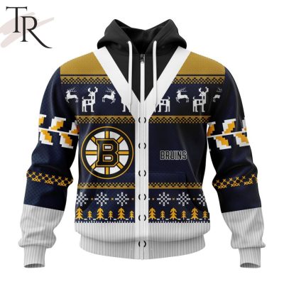 NHL Boston Bruins Specialized Unisex Sweater For Chrismas Season Hoodie