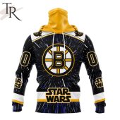 Nhl Boston Bruins X Star Wars Meteor Shower Design Hoodie Selfie Expert - demo10