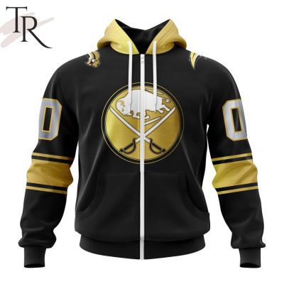 NHL Buffalo Sabres Special Black And Gold Design Hoodie