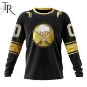 Nhl Buffalo Sabres Special Black And Gold Design Hoodie Stand Easy Bro - demo10