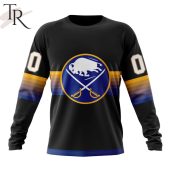 Nhl Buffalo Sabres Special Black And Gradient Design Hoodie Stand Easy Bro - demo10