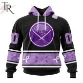 Nhl Buffalo Sabres Special Black And Lavender Hockey Fight Cancer Design Personalized Hoodie 1 Bjus3.jpg - demo10
