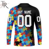 Nhl Buffalo Sabres Special Black Autism Awareness Design Hoodie Cool Look Bro - demo10