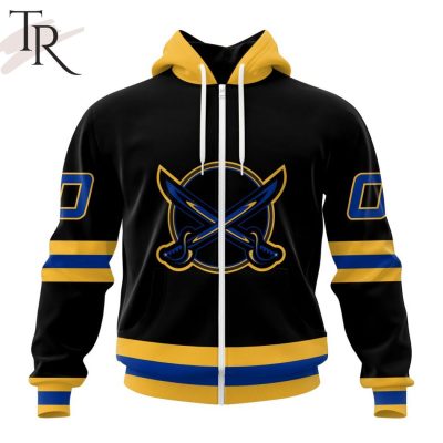 NHL Buffalo Sabres Special Blackout Design Hoodie
