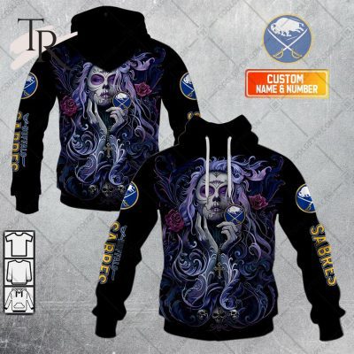 NHL Buffalo Sabres Tattoo Girl Artwork 2023 Unisex Hoodie, Tshirt