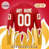 Nhl Calgary Flames Special Colour Rush Hoodie Rocking Picture - demo10