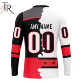 Nhl Carolina Hurricanes Personalize 2023 Home Mix Away Hoodie Rocking Picture - demo10