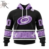 Nhl Carolina Hurricanes Special Black And Lavender Hockey Fight Cancer Design Personalized Hoodie 1 Ib6tu.jpg - demo10