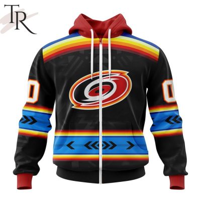 NHL Carolina Hurricanes Special Native Heritage Design Hoodie