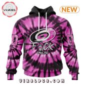 Nhl Carolina Hurricanes Special Pink F!ck Cancer Design Hoodie Long Time - demo10