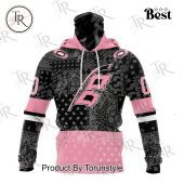 Nhl Carolina Hurricanes Special Pink Paisley Design Hoodie Good Click - demo10