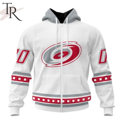 NHL Carolina Hurricanes Special Whiteout Design Hoodie