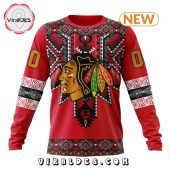 Nhl Chicago Blackhawks Special Native Heritage Design Hoodie Cutting Dash - demo10
