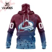 Nhl Colorado Avalanche Special Autism Awareness Design Hoodie Stand Easy Bro - demo10