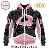 Nhl Colorado Avalanche Special Pink Paisley Design Hoodie Nice Elegant Click - demo10