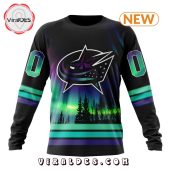 Nhl Columbus Blue Jackets Special Northern Lights Hoodie Rejuvenating Picture - demo10