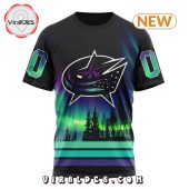 Nhl Columbus Blue Jackets Special Northern Lights Hoodie Selfie Expert - demo10