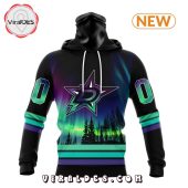 Nhl Dallas Stars Special Northern Lights Hoodie Cutting Dash - demo10
