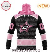 Nhl Dallas Stars Special Pink Fight Breast Cancer Design Hoodie Damn Good - demo10