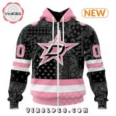 Nhl Dallas Stars Special Pink Paisley Design Hoodie Speechless - demo10
