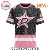 Nhl Dallas Stars Special Pink Paisley Design Hoodie Rocking Picture - demo10