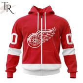 Nhl Detroit Red Wings Personalized 2023 Home Kits Hoodie Stand Easy Bro - demo10