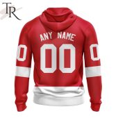Nhl Detroit Red Wings Personalized 2023 Home Kits Hoodie Rejuvenating Picture - demo10