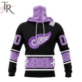 Nhl Detroit Red Wings Special Black And Lavender Hockey Fight Cancer Design Personalized Hoodie 4 Awfu8.jpg - demo10