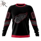 Nhl Detroit Red Wings Special Blackout Design Hoodie Nice Pic - demo10