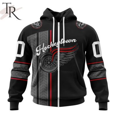 NHL Detroit Red Wings Special City Connect Design Hoodie