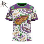 Nhl Detroit Red Wings Special Mardi Gras Design Hoodie I Like Your Hairstyle - demo10