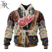 Nhl Detroit Red Wings Special Native Costume Design Hoodie You Look Too Weak - demo10