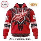 Nhl Detroit Red Wings Special Native Heritage Design Hoodie Stunning - demo10