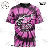 Nhl Detroit Red Wings Special Pink F!ck Cancer Design Hoodie Cool Look Bro - demo10