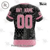 Nhl Detroit Red Wings Special Pink Paisley Design Hoodie Pic Of The Century - demo10