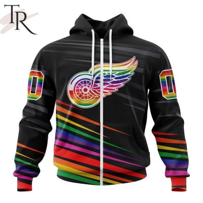 NHL Detroit Red Wings Special Pride Design Hockey Is For Everyone Hoodie