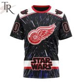 Nhl Detroit Red Wings X Star Wars Meteor Shower Design Hoodie Nice Photo Dude - demo10