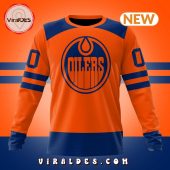 Nhl Edmonton Oilers Special Colour Rush Hoodie Eye Soothing Picture Dear - demo10