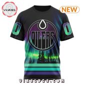 Nhl Edmonton Oilers Special Northern Lights Hoodie Awesome Pic Guys - demo10