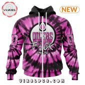 Nhl Edmonton Oilers Special Pink F!ck Cancer Design Hoodie Nice Photo Dude - demo10