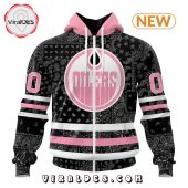Nhl Edmonton Oilers Special Pink Paisley Design Hoodie Lovely Smile - demo10