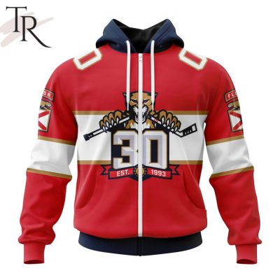 NHL Florida Panthers 2023 Home With 30th Anniversary Logo Hoodie