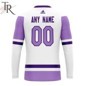 Nhl Florida Panthers Personalize 2023 Hockey Fight Cancer Hoodie Cutting Dash - demo10