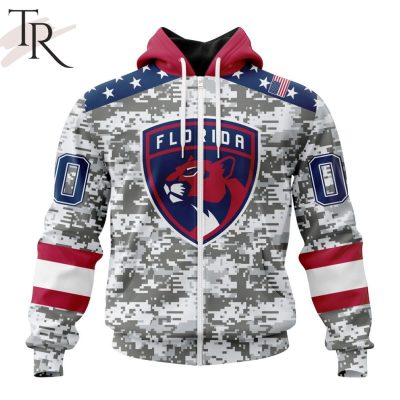 NHL Florida Panthers Special Camo Design For Veterans Day Hoodie